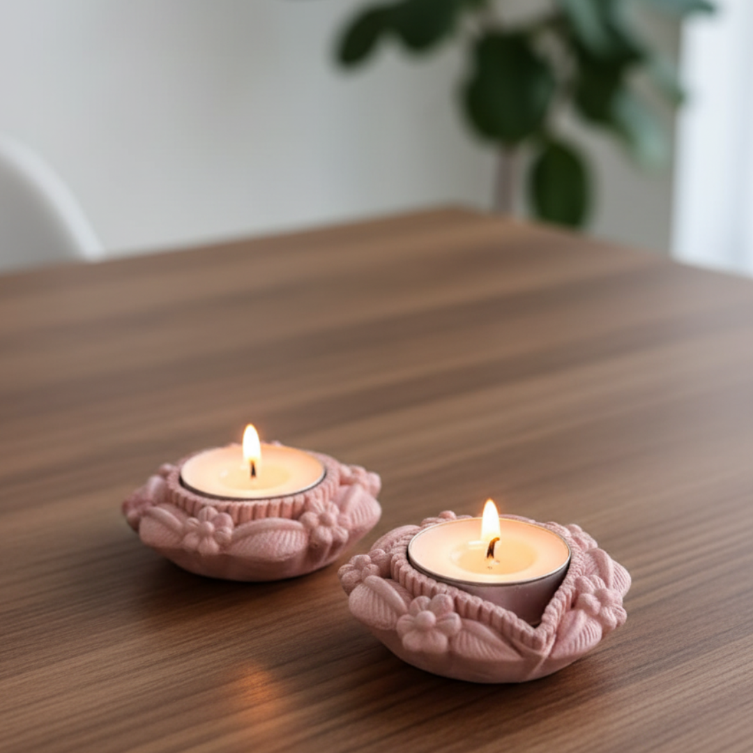 Kusum โ Mini Diwali Diyas (Set of 2) - Image 2