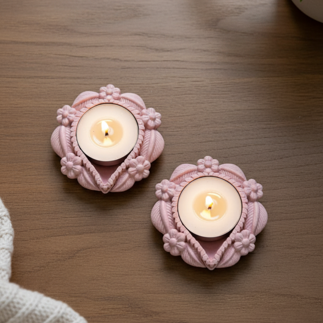 Kusum โ Mini Diwali Diyas (Set of 2) - Image 3