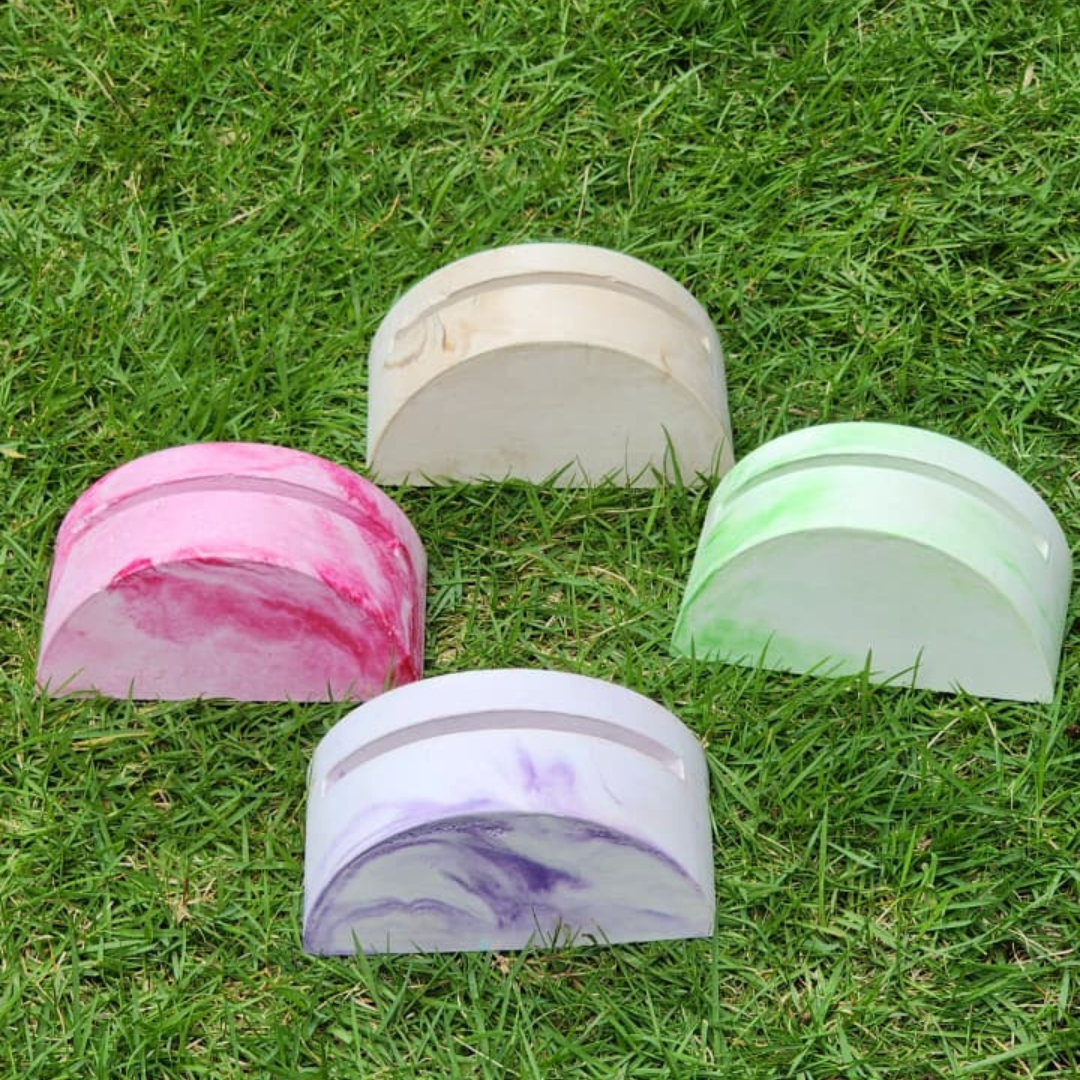 Concrete Half Moon Mirror Holder - Image 3